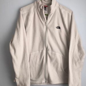 Tan North Face fleece